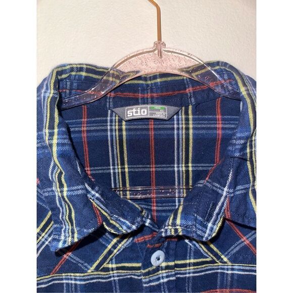 Men's Stio Heavy Weight Flannel XL Navy - Picture 4 of 7